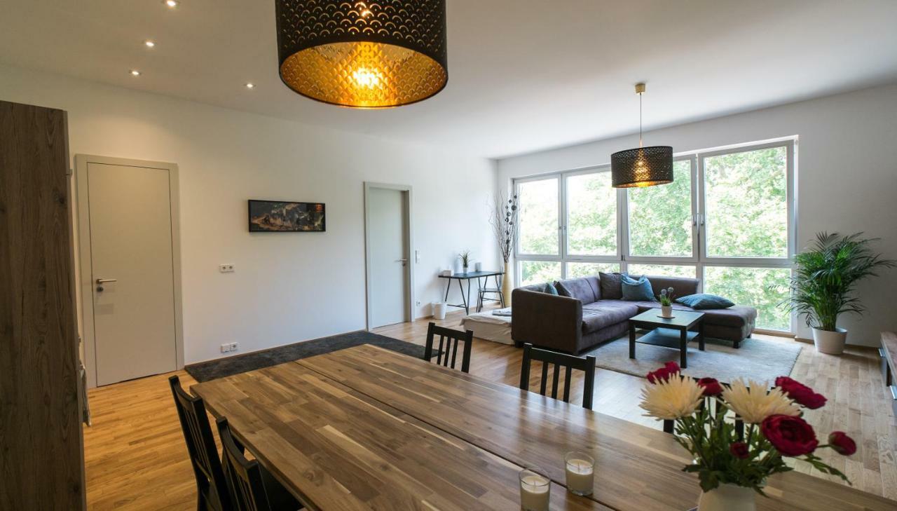 City Apartment Am Stadthafen Leipzig Buitenkant foto