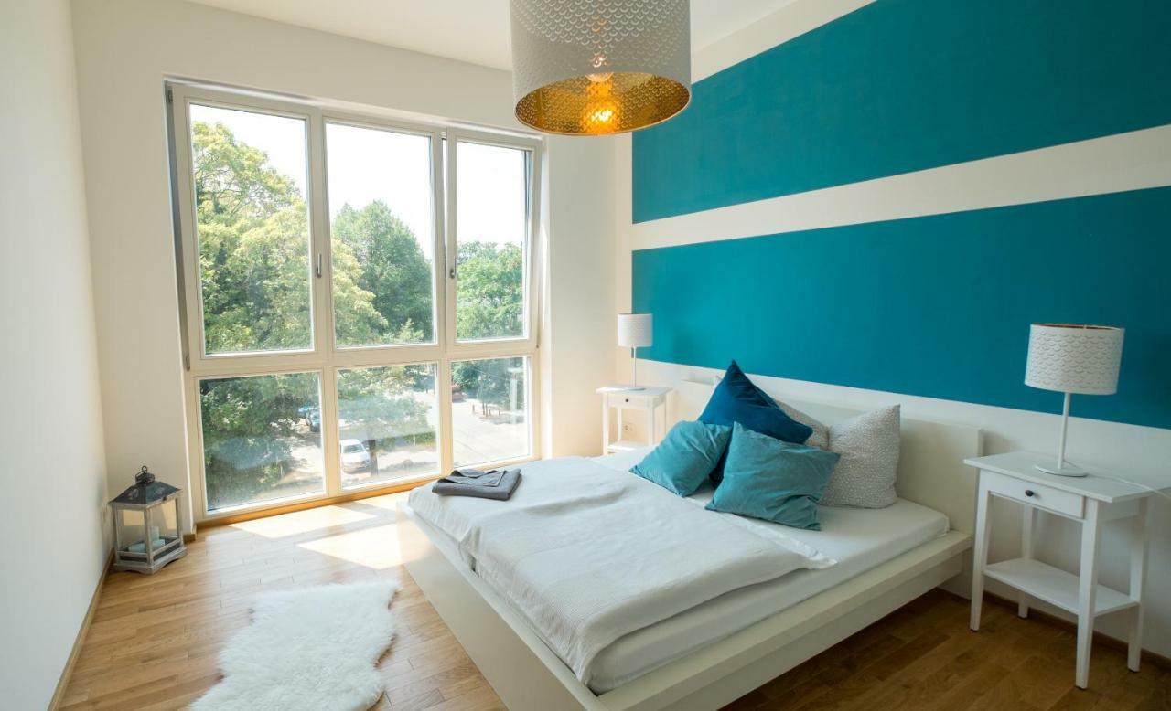 City Apartment Am Stadthafen Leipzig Buitenkant foto